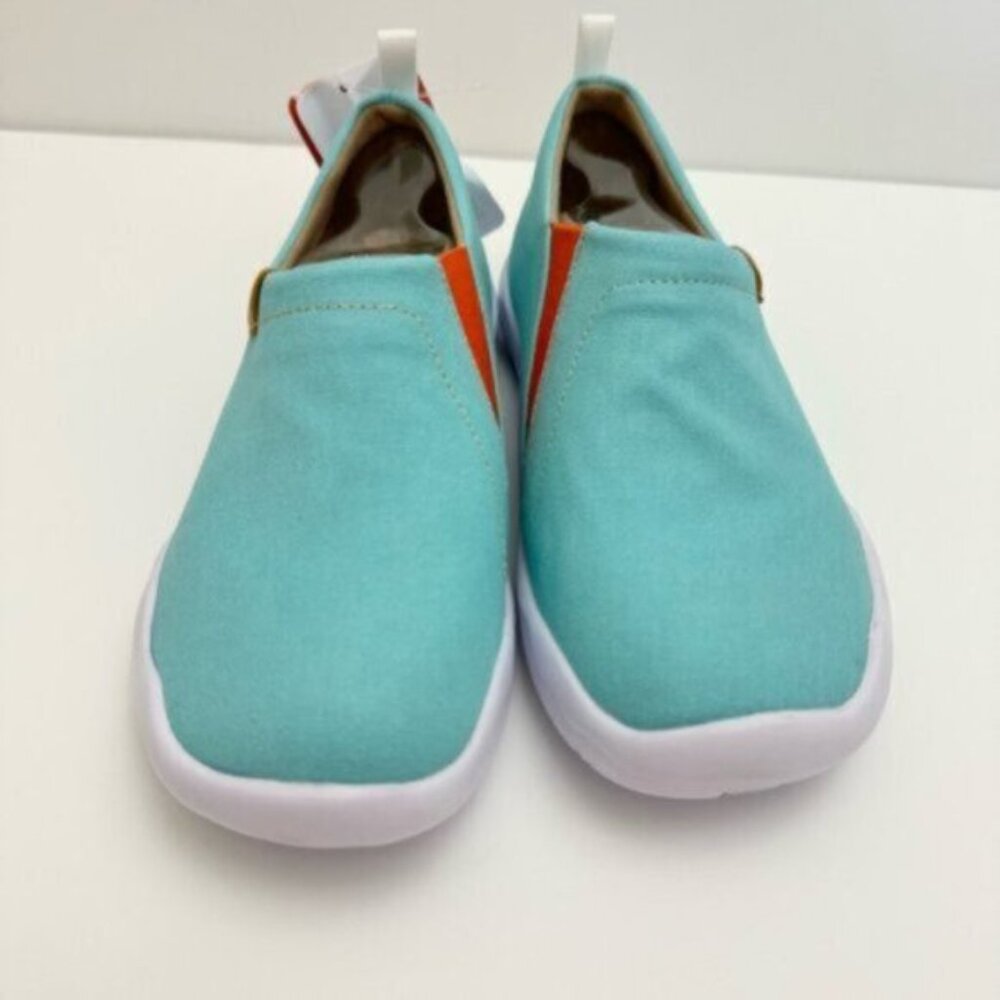 Size  6.5 UIN Womens Slip On Shoes Canvas Loafers Toledo Sky Blue